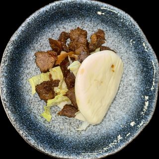 Pan chino con carne de ternera