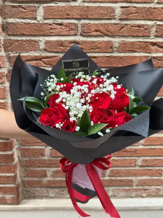 Bouquet 12 Rosas Rojas