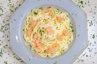 Pâte Carbonara au Saumon