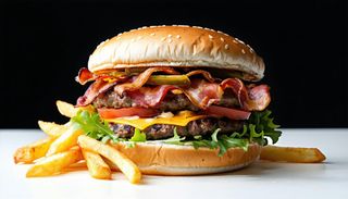 Western hamburger