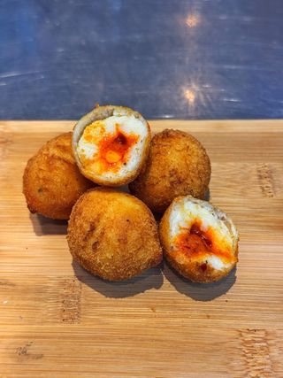 Crocchette di patate con 'Nduja e Mozzarella (6 pezzi)
