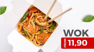 ნუდლ ბოქსი ქათმით ტკბილ ცხარე სოუსში