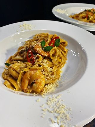 Тальятеле з морепродуктами