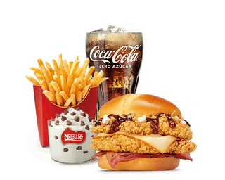 Menú Completo Mediano McCrispy Korean BBQ Doble