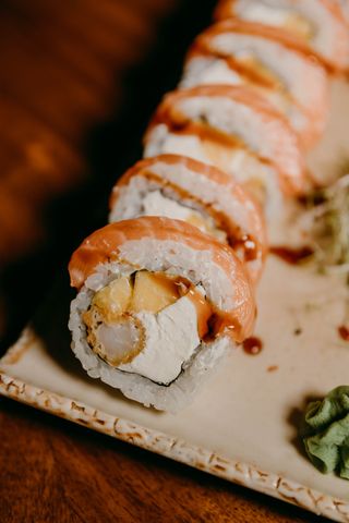 Philadelphia krewetka mango