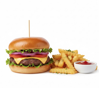 Burger BBQ Con Patatas