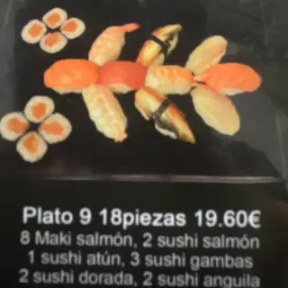 Plato 9 (18 Pzs.)