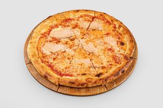 Пицца с семгой