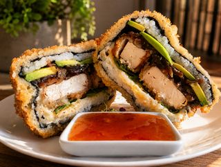 Sushi burger wegetariański