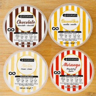 Gelado Gourmês de Baunilha