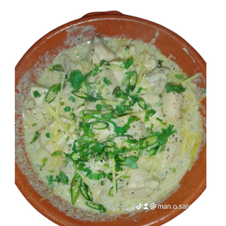 White Karahi chicken