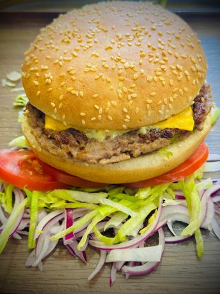 Doppio cheese burger menù