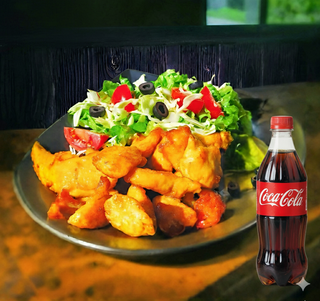 Пилешки медени хапки (300г) + Coca-Cola (500мл)
