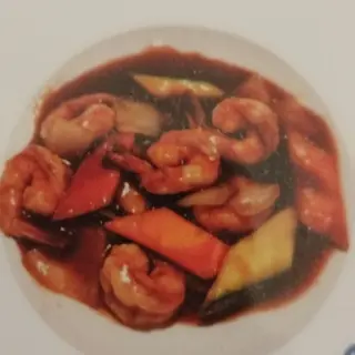 101. Gambas can salsa ostras