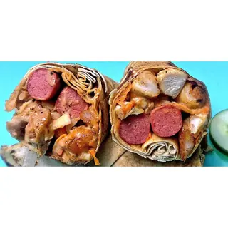 Chicken  jumbo Shawarma (Double Sausage)
