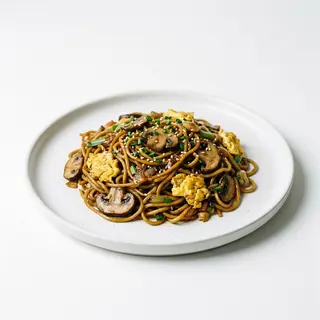 87- Fideos Fritos Con Verduras Y Setas