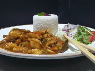 Green curry piletina