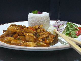 Green curry piletina