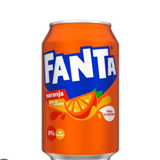 Fanta Naranja lata 330ml.