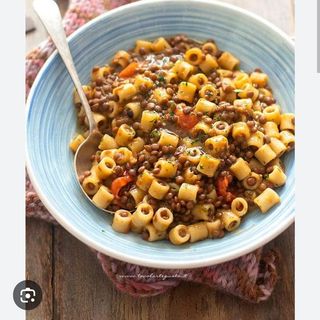 Pasta e lenticchie 