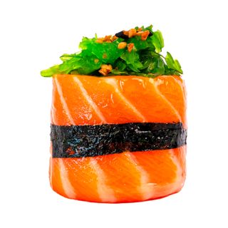 Котосуші з лососем та чукою