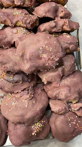 Palmeritas Rellenas Frutos Rojos (500 Gr)