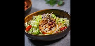 Цветна с козе сирене 350г