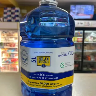 Agua Solan De Cabras  5 Litros