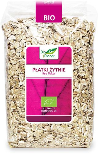 PŁATKI ŻYTNIE BIO 600 g - BIO PLANET