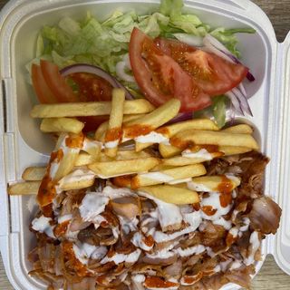 Piatti kebap's con patate