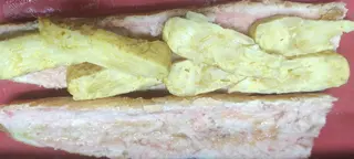 Bocadillo Caliente De Tortilla De Patatas