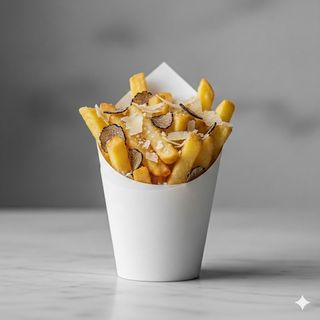 Patatine fritte con parmigiano e tartufo