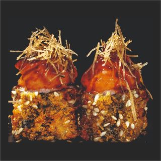 205 maki salmon tempura salsa picante 8und