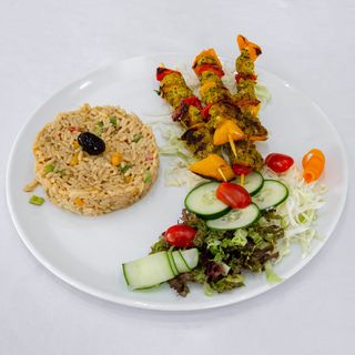 Plat Brochette De Poulet