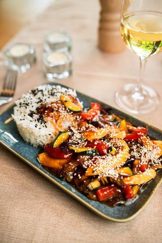 Kurczak po azjatycku