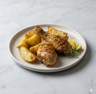 Piatto cosce di pollo