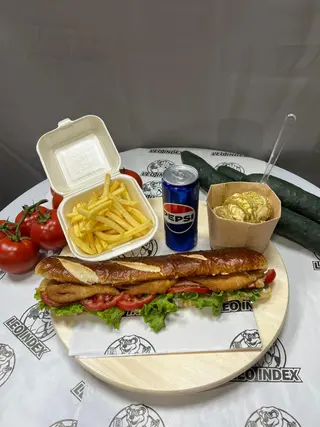 Leo index + pomfrit + Dubai knedle + pepsi 0,33