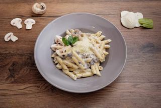 Crema e funghi pasta gluten free