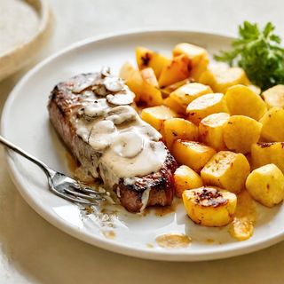 Bacon & Cheesy Garlic New Sauce Steak