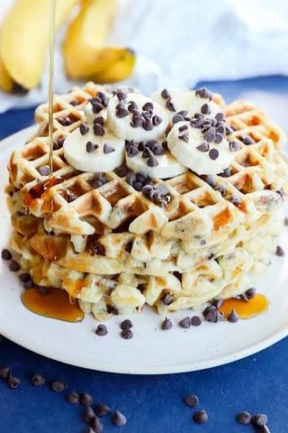 Banana waffle