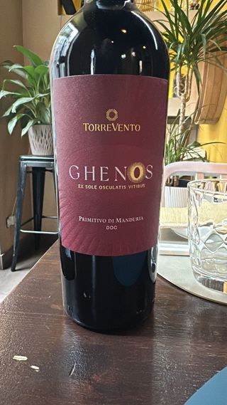 Primitivo di Manduria Ghenos, Torrevento - Puglia