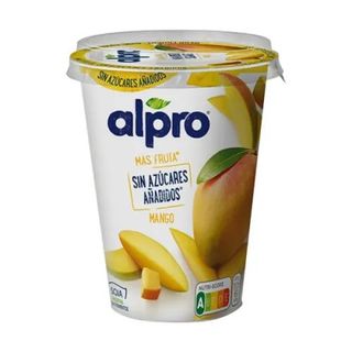 Preparado de Soja Mango S/Azúcar Alpro S/Gluten 400 Gr.