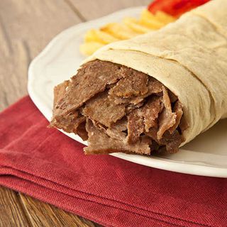Beef Doner Wrap with Sauce  - Hatay Usulü