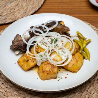 Куурдак из бараньих ребрышек