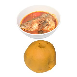 Foufou avec Sauce Claire Poisson