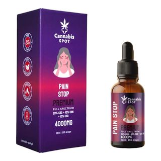 Olejek Pain Stop Premium – 20% Cbg + 10% Cbn + 10% Cbd
