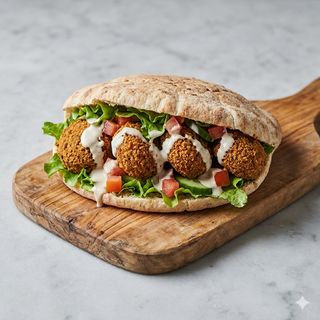 Panino falafel