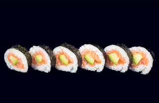 37. Футомаки сьомга и авокадо (6бр)