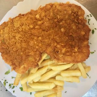 Borzoska de porc si cartofi pai