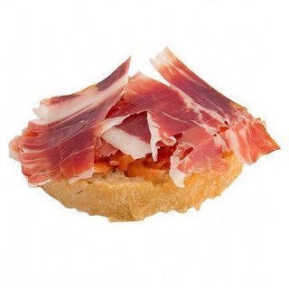 Tosta De Jamón Serrano Con Tomate